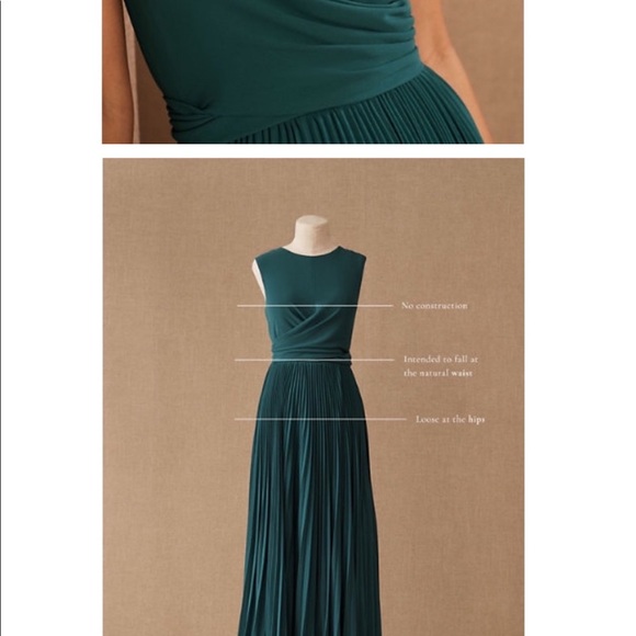 bhldn X Fame And partners saville maxi dress SZ 20 - Picture 4 of 4